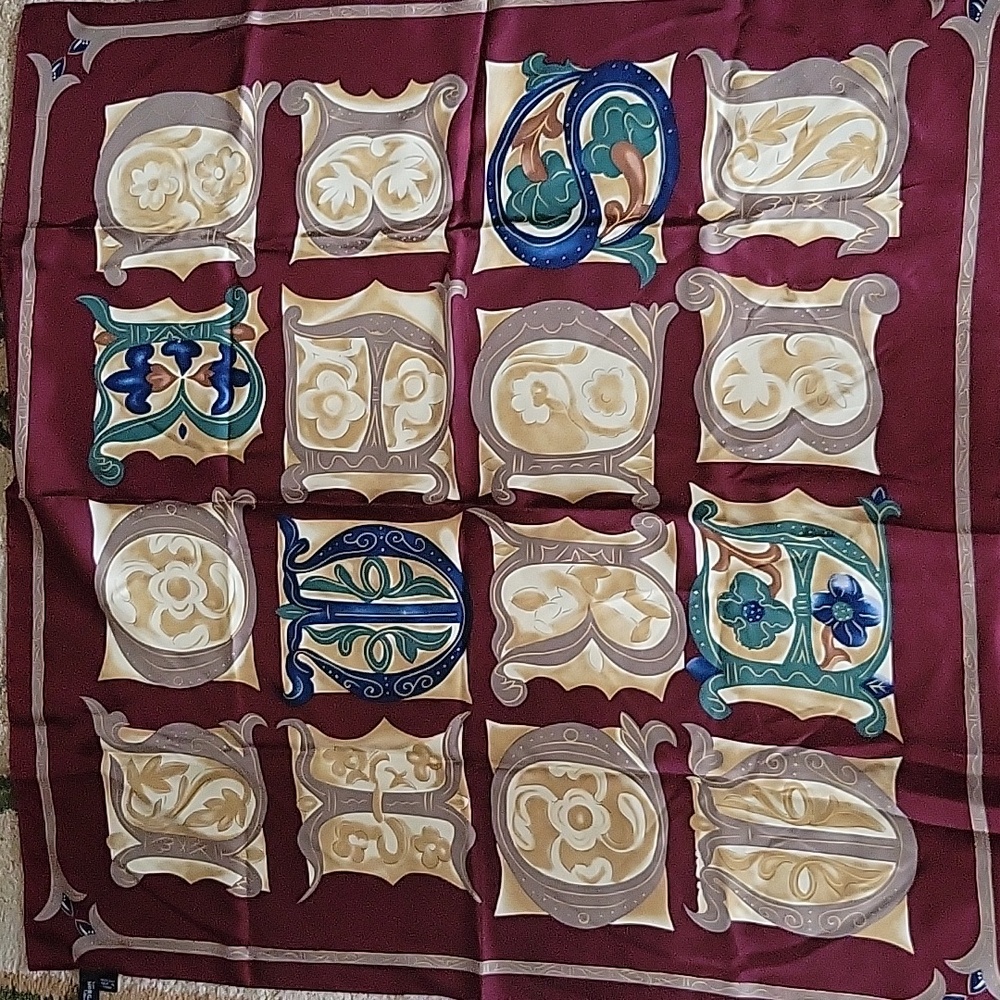 100% Silk Scarf exclusively for The Morgan Library New York